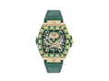Montre Automatique Philipp Plein The Skeleton Baguetes, Vert, 44 mm, PWJHA0226