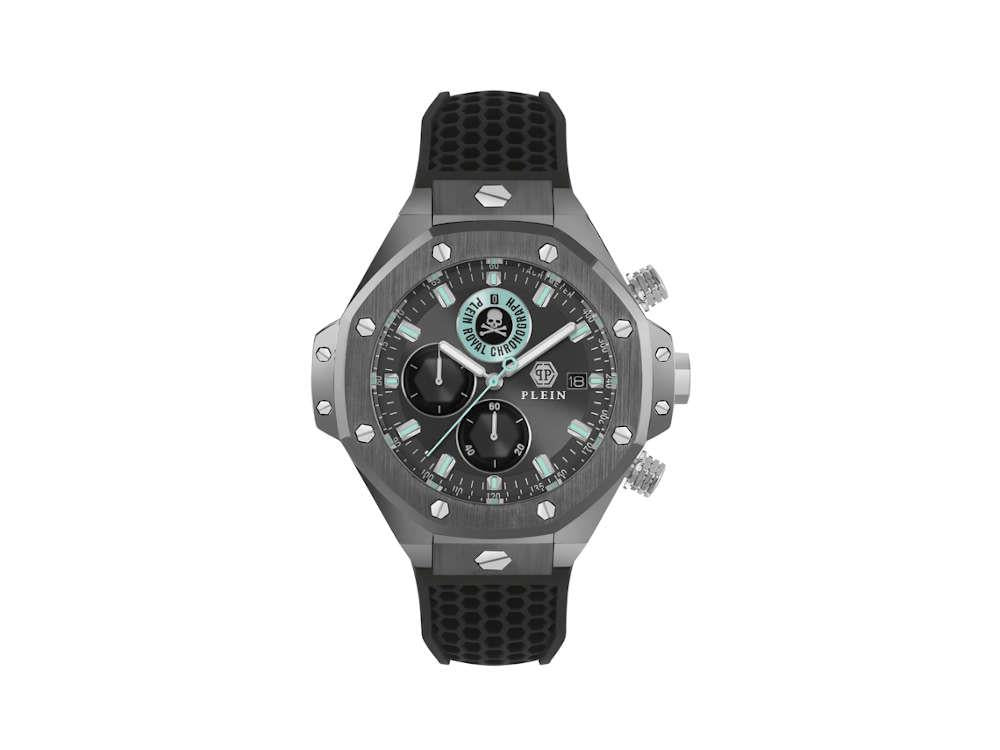 Montre à quartz Philipp Plein Chrono Royal Sport-Tech, Gris, 46mm, PWLFA0125