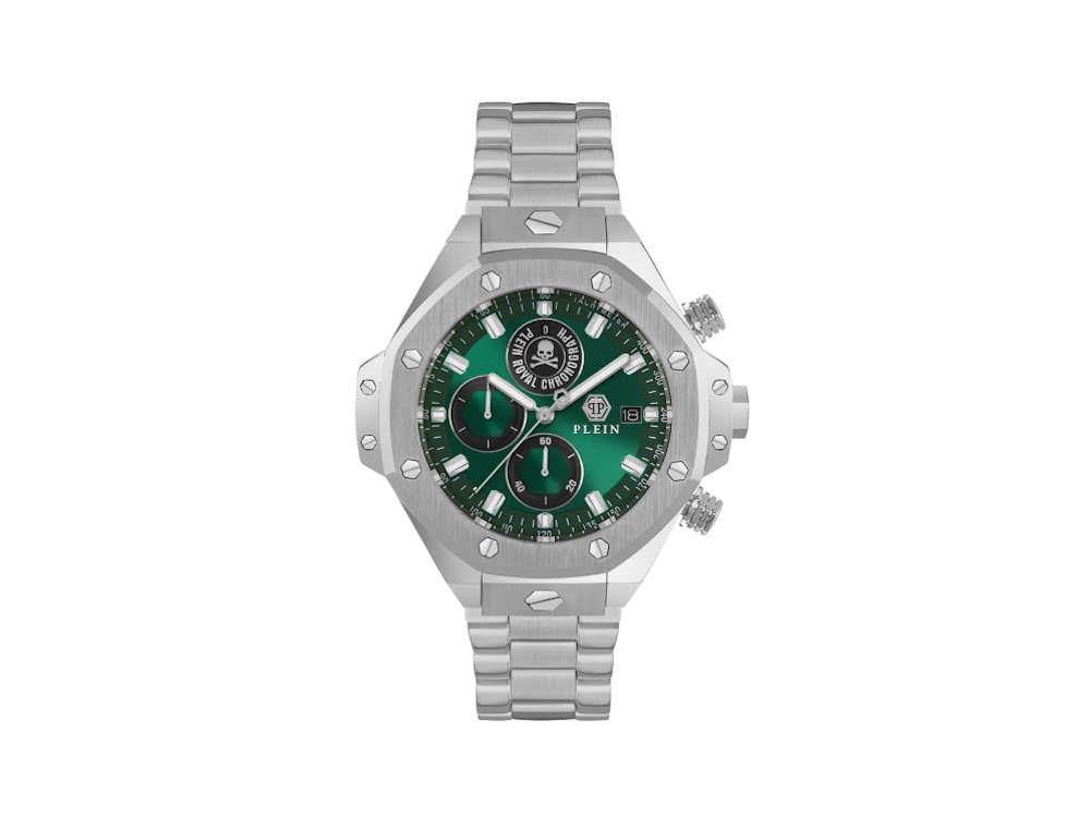 Montre à Quartz Philipp Plein Chrono Royal Sport-Tech, Vert, 46mm, PWLFA0425