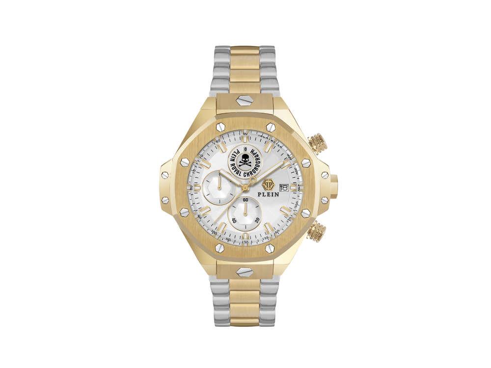 Montre à Quartz Philipp Plein Chrono Royal Sport-Tech, Argent, 46mm, PWLFA0525