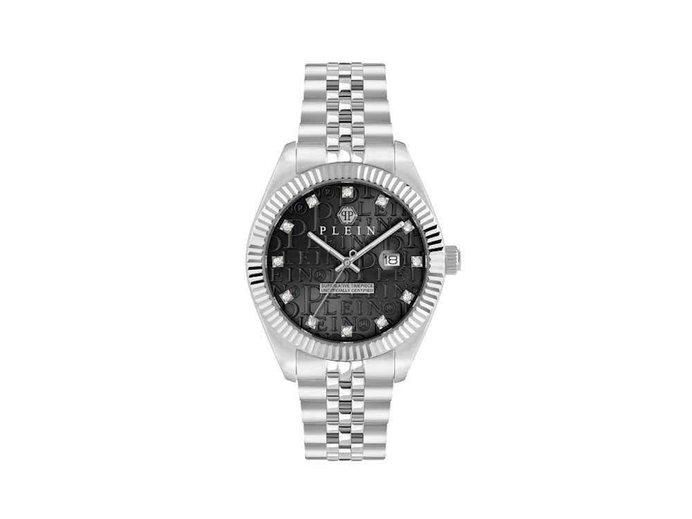 Montre à Quartz Philipp Plein Date Superlative, Noire, 41mm, PWMFA0125