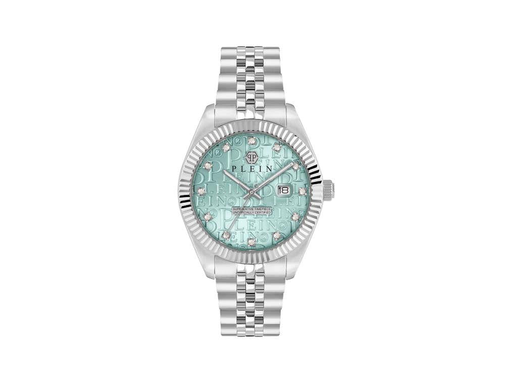 Montre à Quartz Philipp Plein Date Superlative, Bleue, 41mm, PWMFA0225