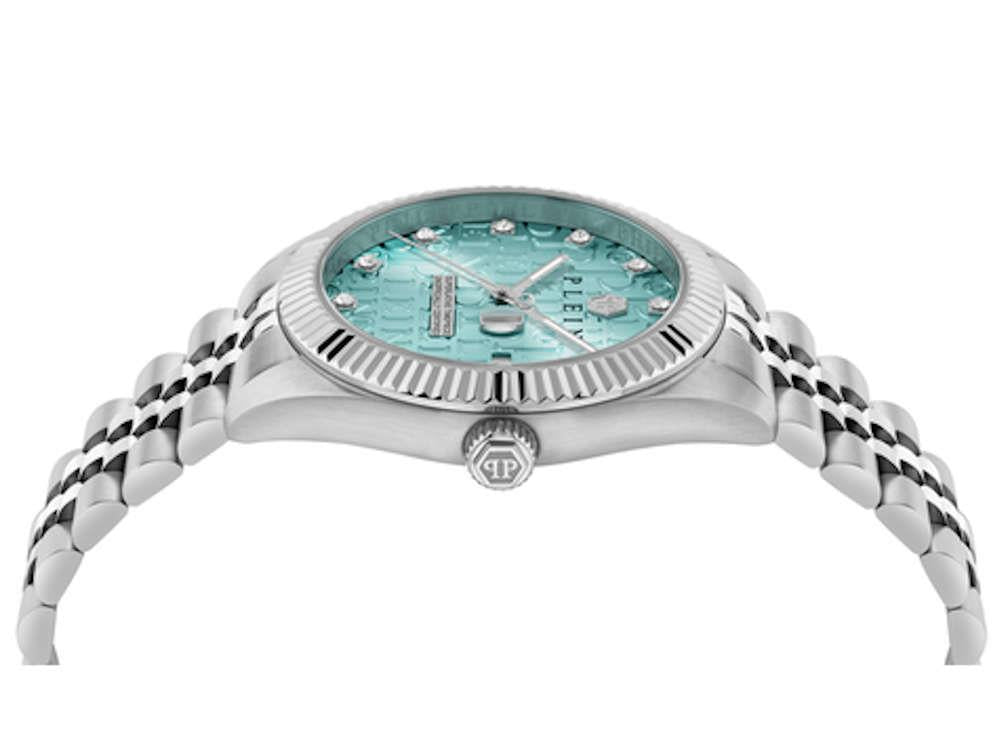 Montre à Quartz Philipp Plein Date Superlative, Bleue, 41mm, PWMFA0225