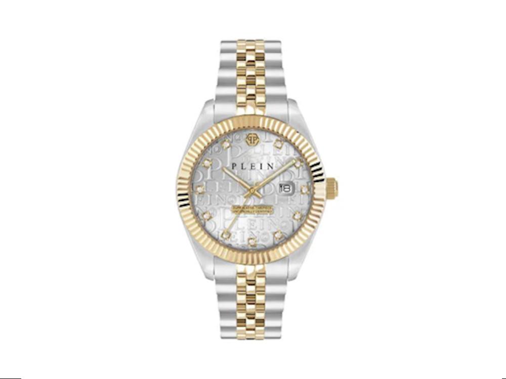 Montre Quartz Philipp Plein Date Superlative, Grise, 41 mm, PWMFA0425