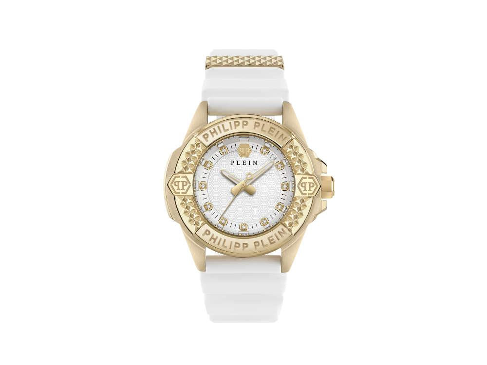 Montre à Quartz Philipp Plein Majesty, Blanc, 38 mm, PWOFA0125