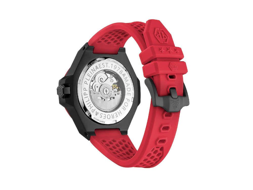 Montre Automatique Philipp Plein Skeleton Royal, PVD, Noir, 46 mm, PWPFA0524