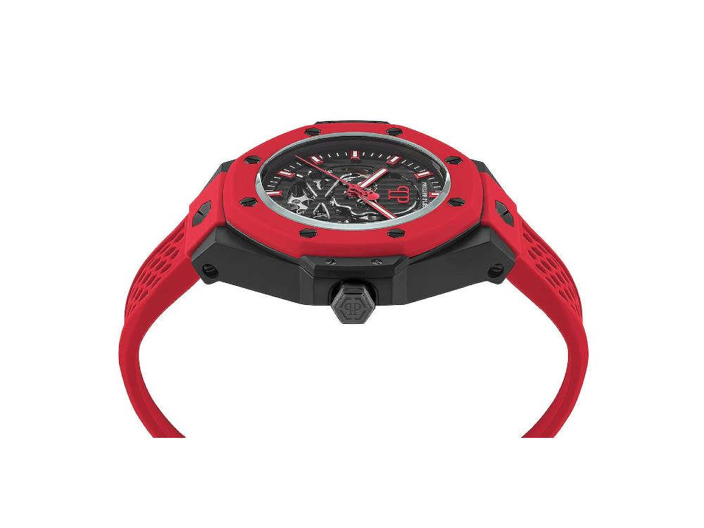 Montre Automatique Philipp Plein Skeleton Royal, PVD, Noir, 46 mm, PWPFA0524