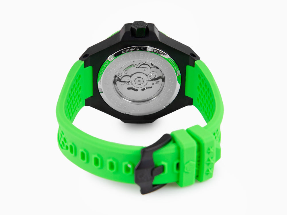 Montre Automatique Philipp Plein Skeleton Royal, PVD, Noir, 46 mm, PWPFA0624