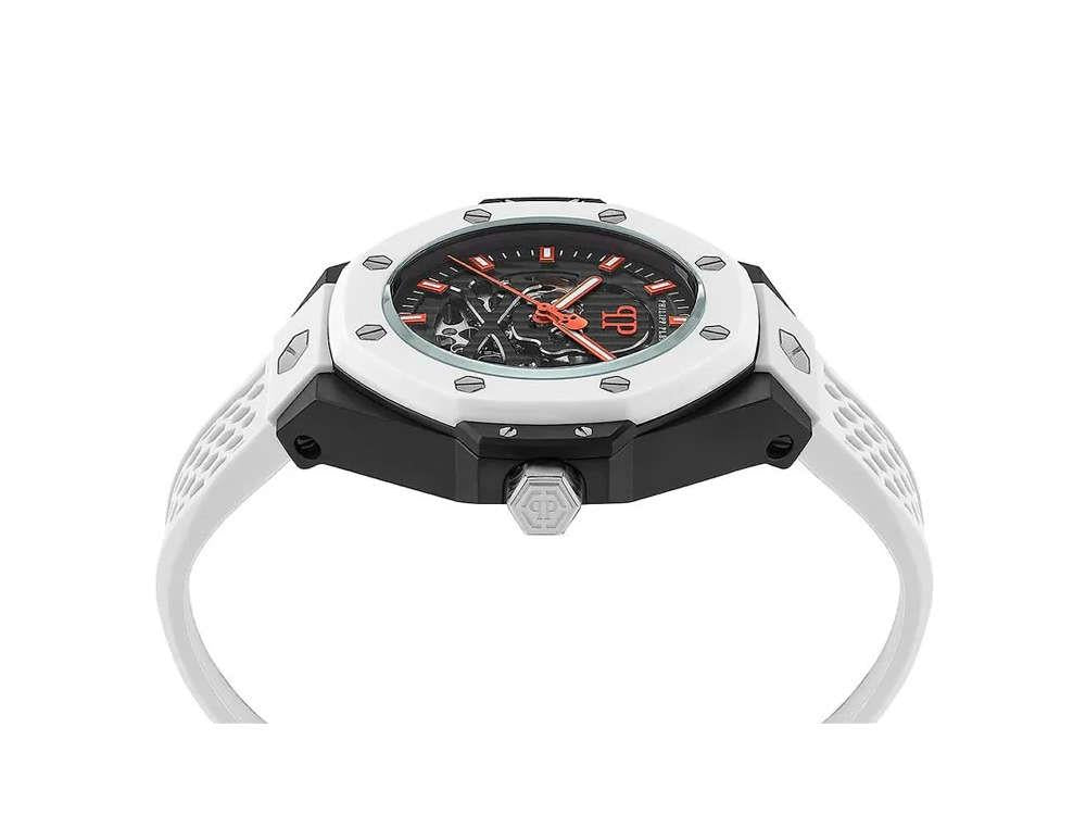Montre Automatique Philipp Plein Skeleton Royal, PVD, Noir, 46 mm, PWPFA0724