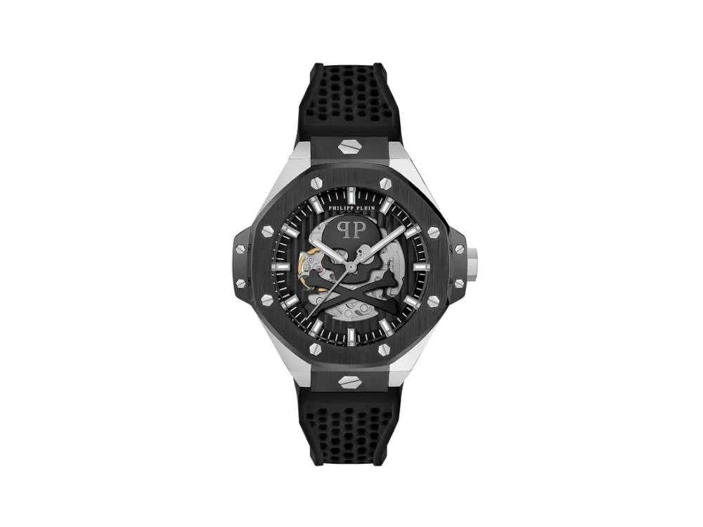 Montre Automatique Philipp Plein Skeleton Royal, Noir, 46 mm, PWPFA0824