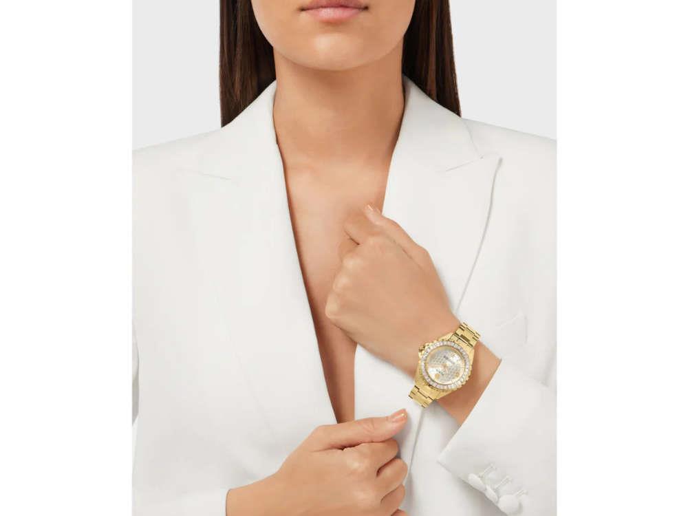 Montre à Quartz Philipp Plein Heaven, PVD Or, Doré, 38 mm, PWPOA0624