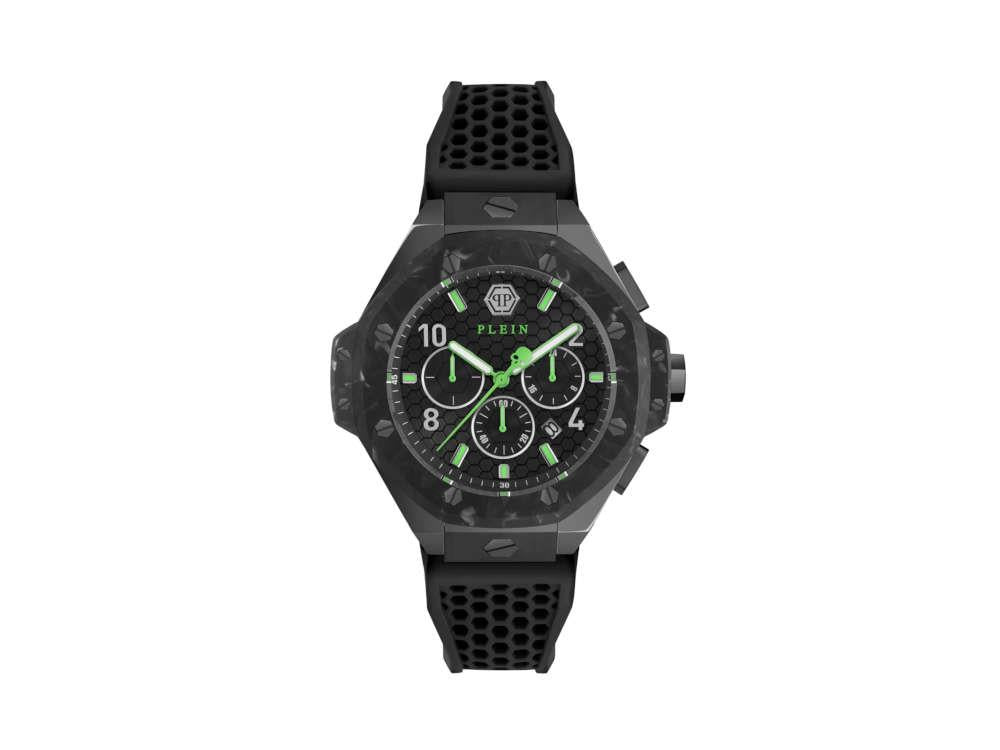 Montre à Quartz Philipp Plein Chrono Royal, PVD, Noir, 46 mm, PWPRA0624