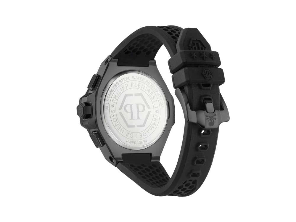 Montre à Quartz Philipp Plein Chrono Royal, PVD, Noir, 46 mm, PWPRA0624