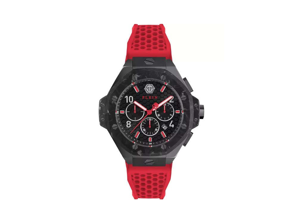 Montre à Quartz Philipp Plein Chrono Royal, PVD, Noir, 46 mm, PWPRA0724