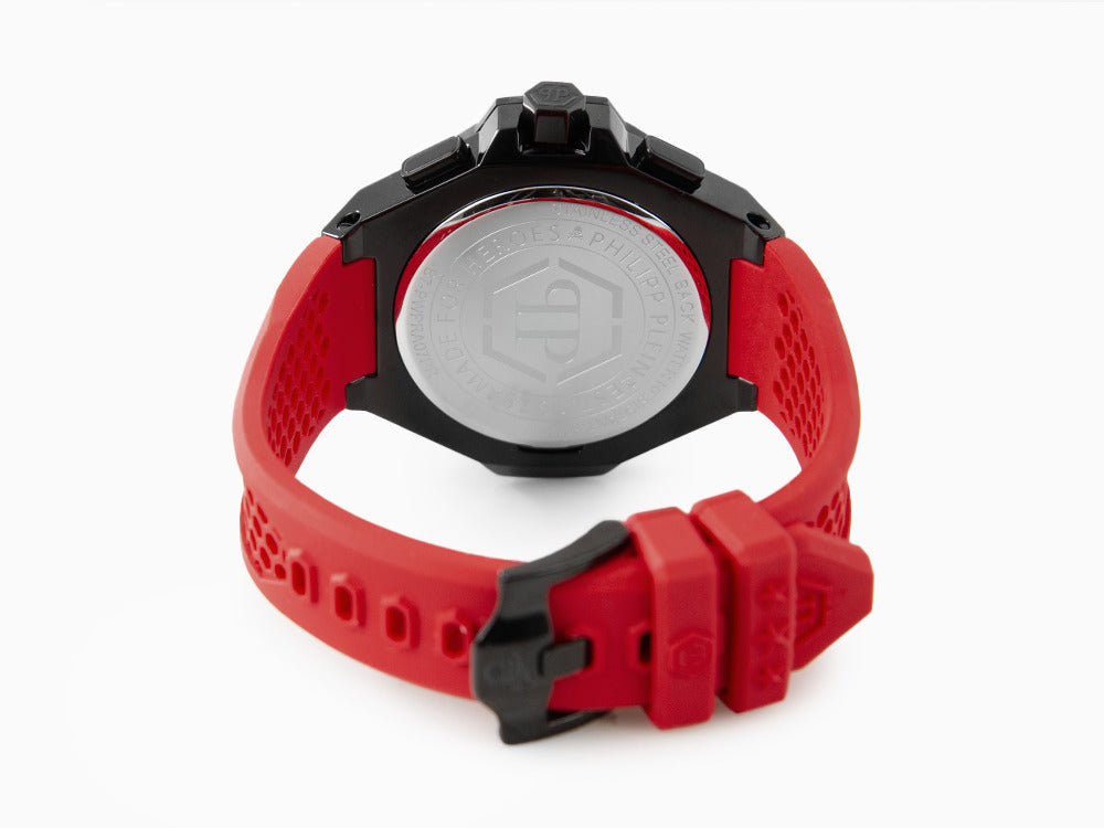 Montre à Quartz Philipp Plein Chrono Royal, PVD, Noir, 46 mm, PWPRA0724