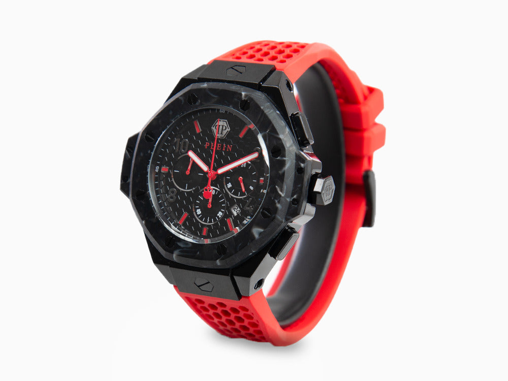 Montre à Quartz Philipp Plein Chrono Royal, PVD, Noir, 46 mm, PWPRA0724