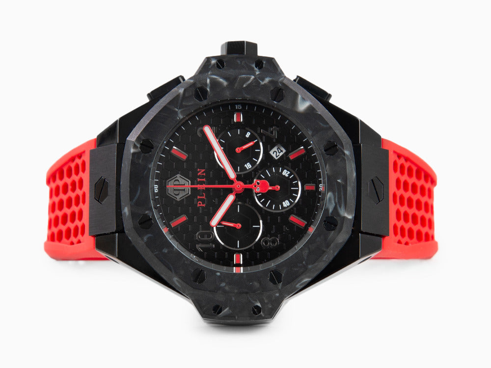 Montre à Quartz Philipp Plein Chrono Royal, PVD, Noir, 46 mm, PWPRA0724