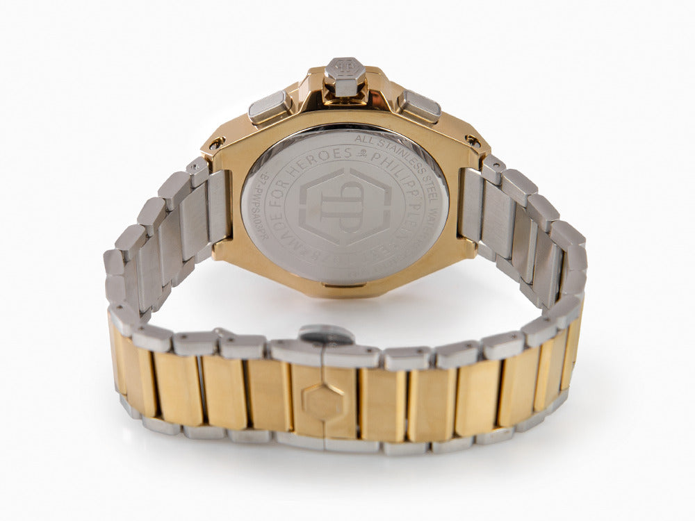 Montre à Quartz Philipp Plein Plein Chrono Royal, PVD Or, 42 mm, PWPSA0324