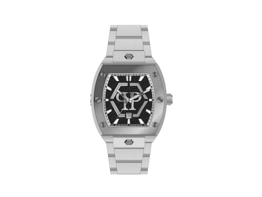 Montre à Quartz Philipp Plein The Hexagon Phantom, Noir, 44 mm, PWPUA0725