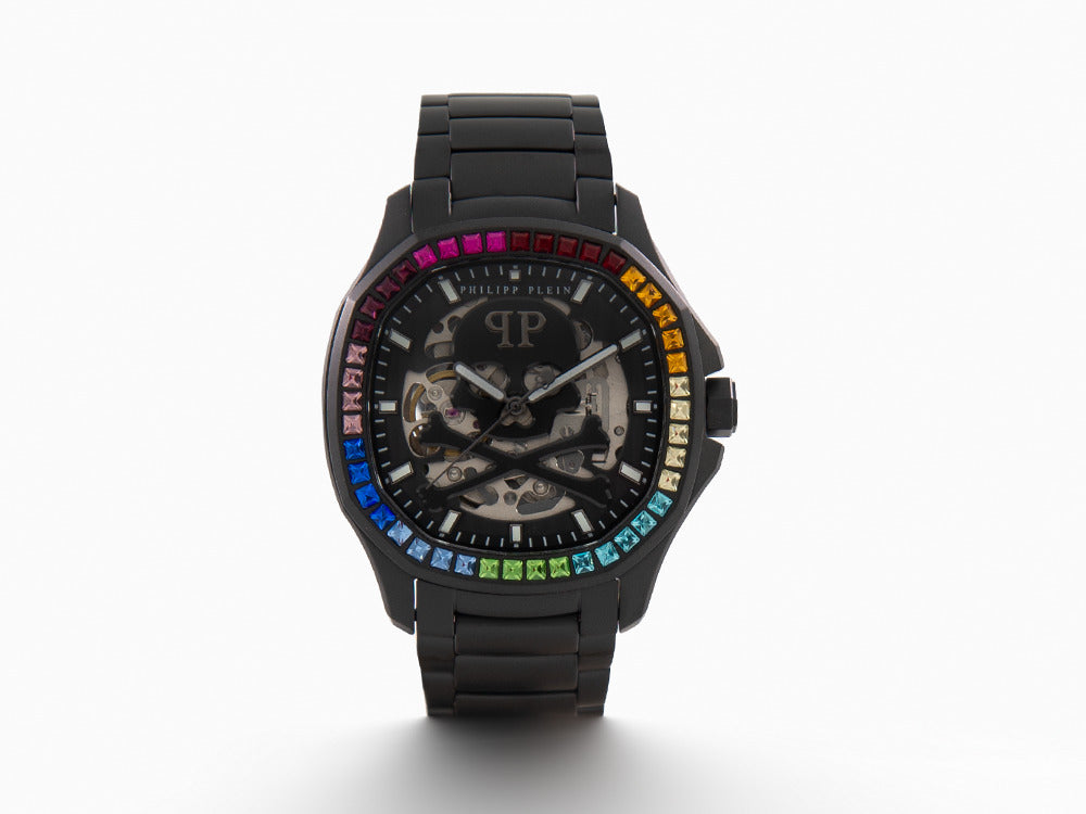 Montre Automatique Philipp Plein Plein Philipp 42 mm, PVD, Noir, PWRAA0823