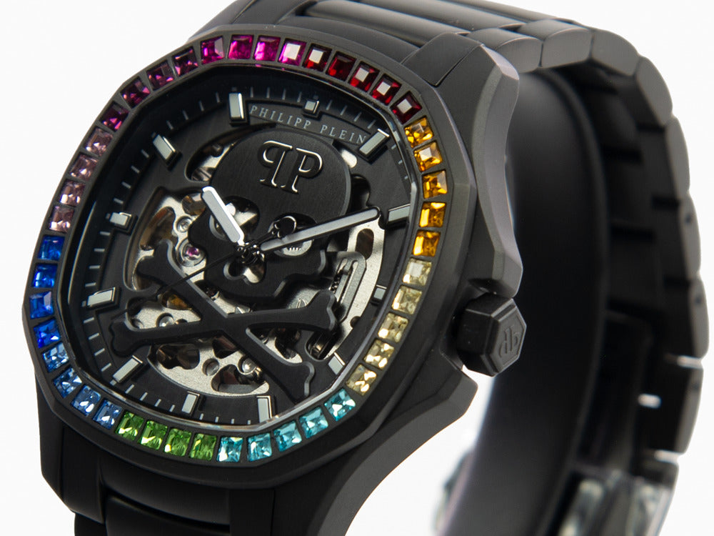 Montre Automatique Philipp Plein Plein Philipp 42 mm, PVD, Noir, PWRAA0823