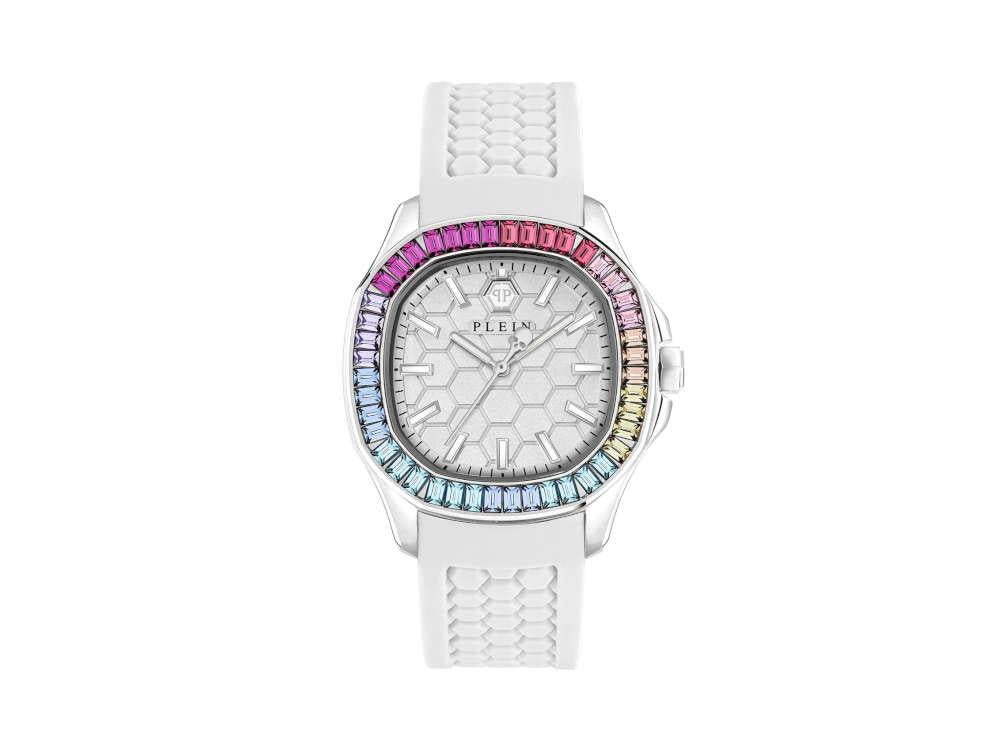 Montre à Quartz Philipp Plein Lady, Blanc, 38 mm, Verre minéral, PWTAA0223