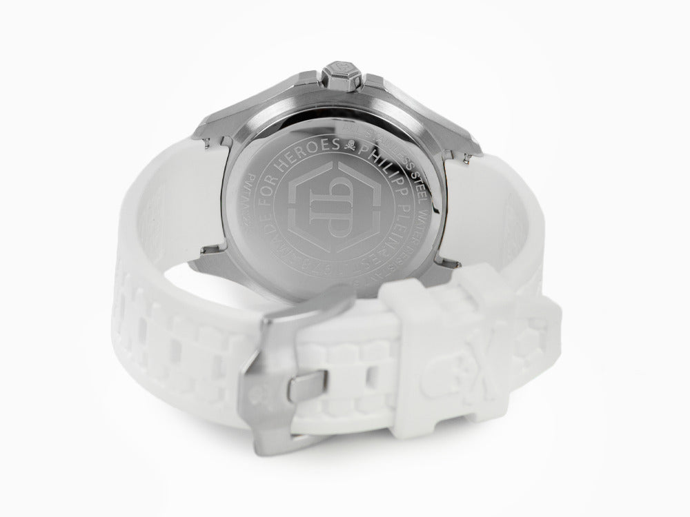 Montre à Quartz Philipp Plein Lady, Blanc, 38 mm, Verre minéral, PWTAA0223
