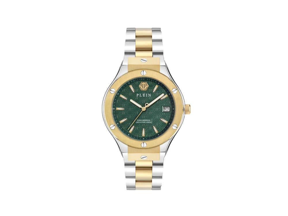Montre à Quartz Philipp Plein Underdog, Vert, 44 mm, PWUFA0525