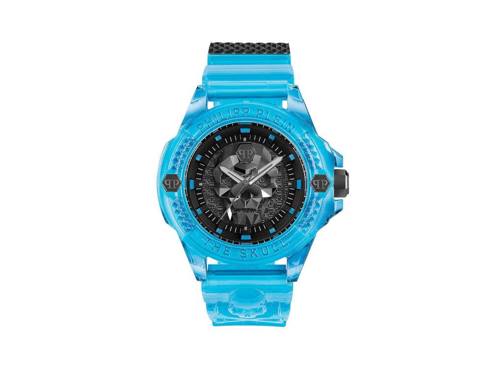 Montre à Quartz Philipp Plein The Skull Scuba Duba, PVD, Noir, 44 mm, PWWAA0724