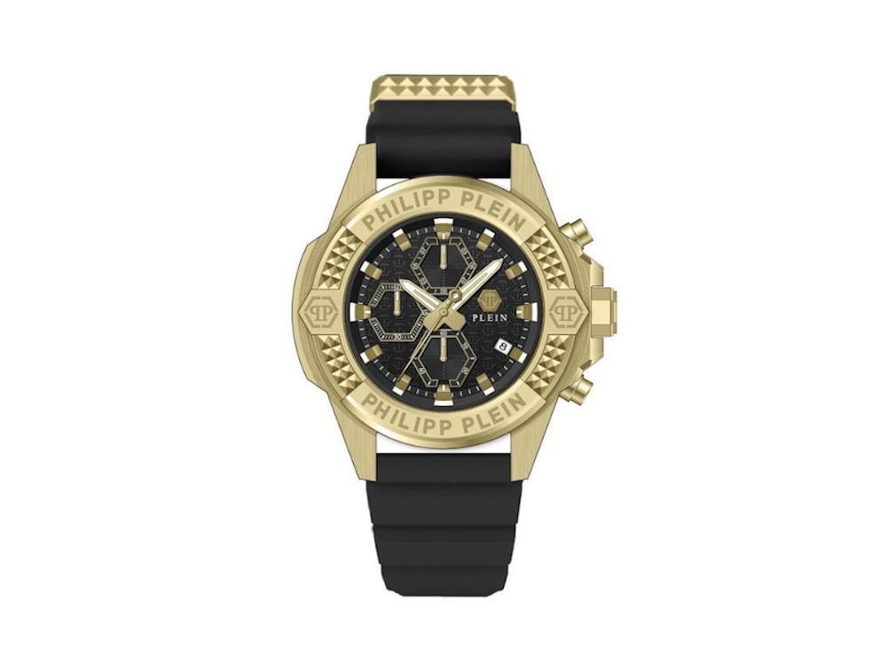 Montre à Quartz Philipp Plein The Skull Chrono, Noir, 44 mm, PWWFA0225