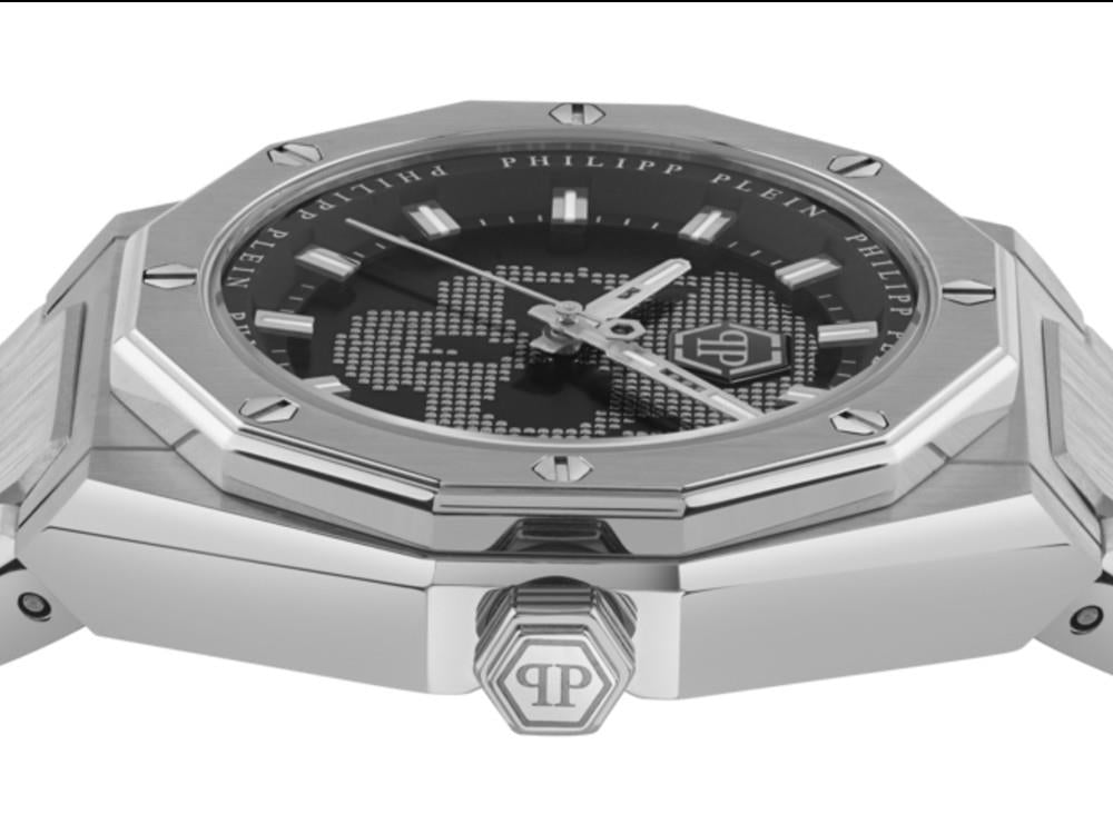 Montre à Quartz Philipp Plein Plein Deluxe, Noir, 44 mm,  PWWGA0126