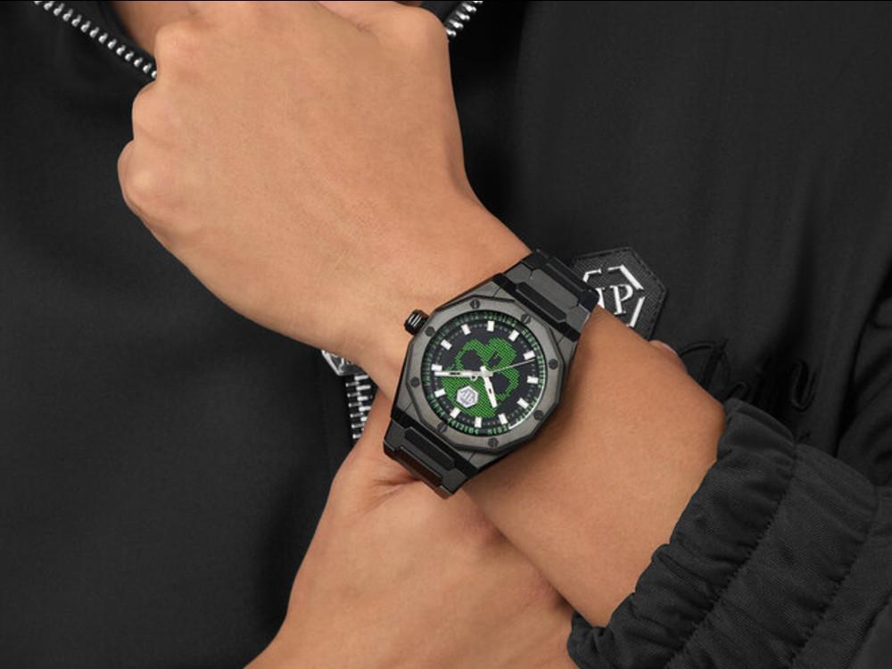 Montre à Quartz Philipp Plein Plein Deluxe, Noir, 44 mm, PWWGA0226