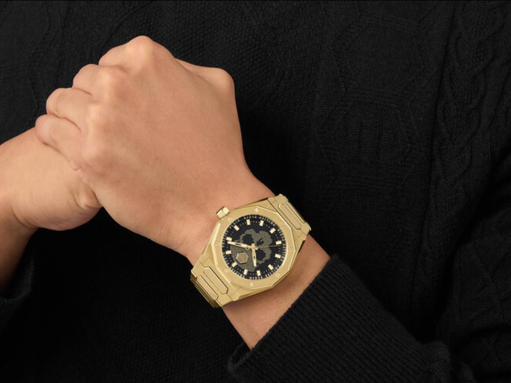 Montre à Quartz Philipp Plein Plein Deluxe, Noir, 44 mm, PWWGA0326