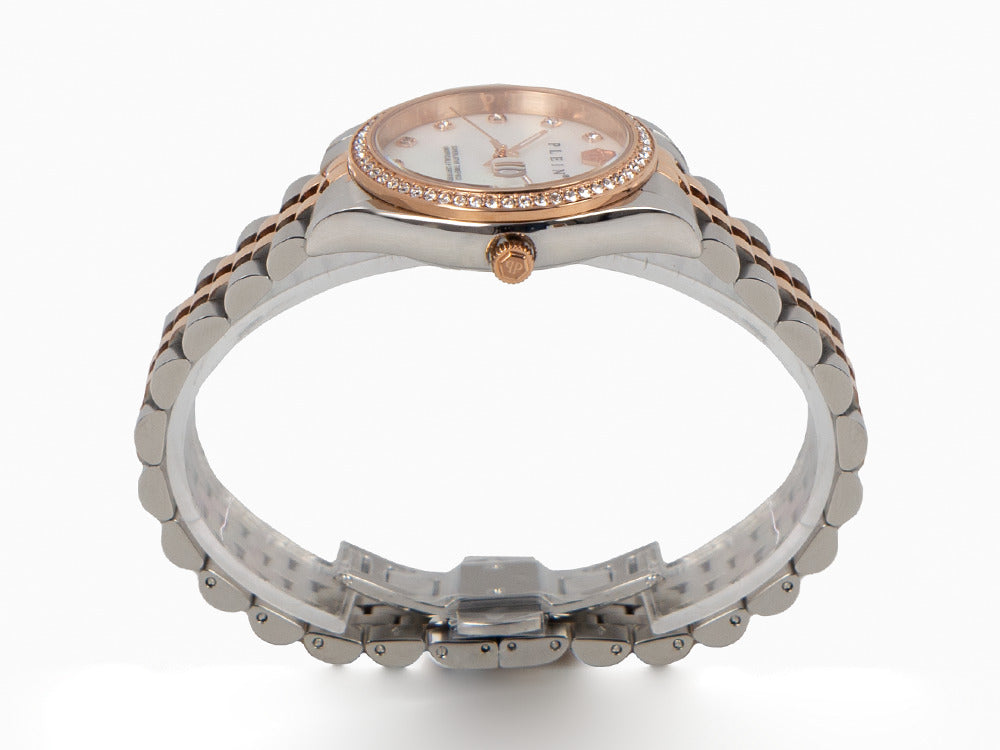 Montre à Quartz Philipp Plein Date Superlative, Or Rose, Blanc, 34 mm, PWYAA0223