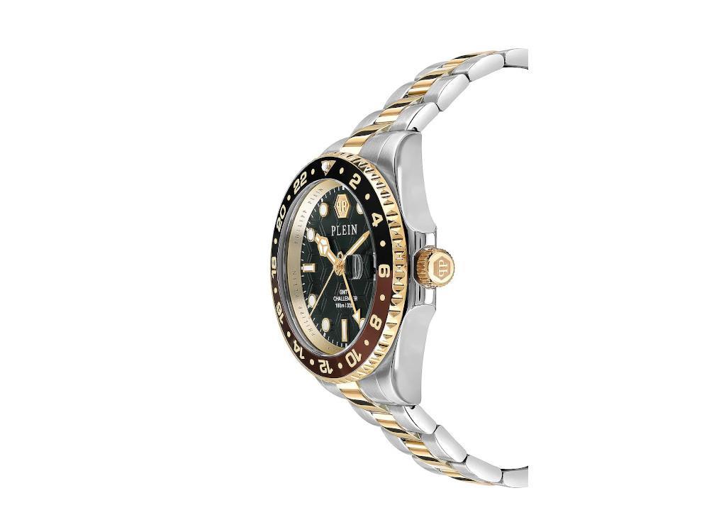 Montre à Quartz Philipp Plein GMT-I Challenger, Noir, 44 mm, PWYBA0323