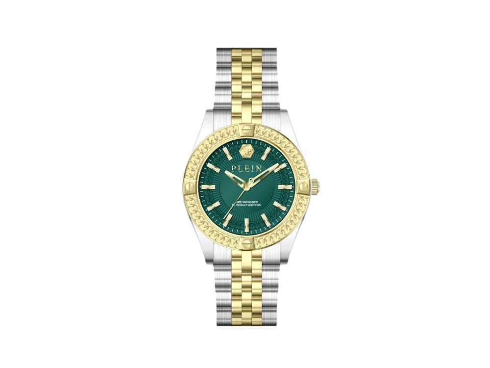 Montre à Quartz Philipp Plein Icon Chain, Vert, 43 mm, PWZFA0225