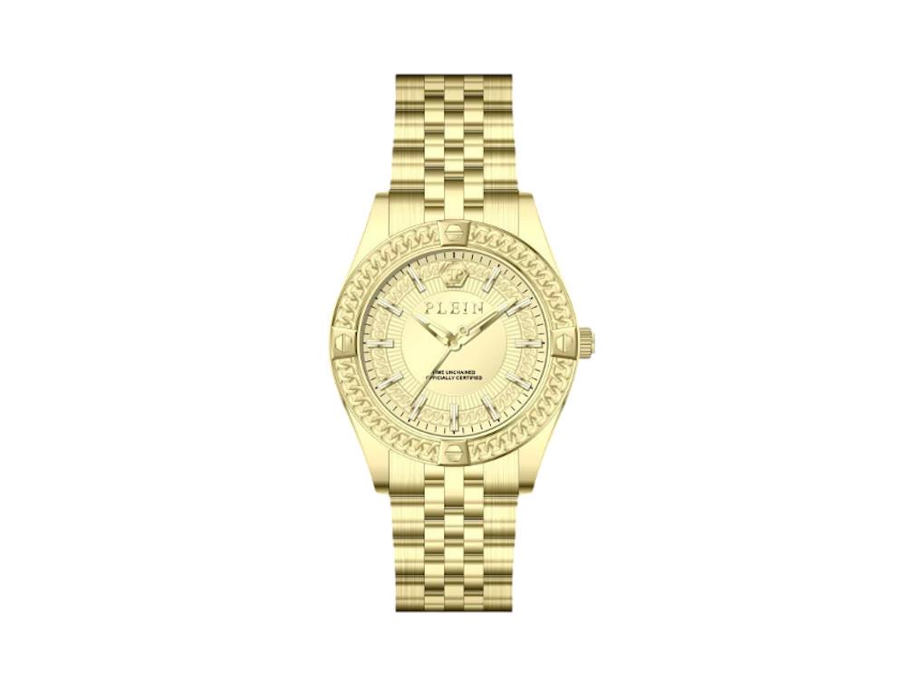Montre à Quartz Philipp Plein Icon Chain, Doré, 43 mm, PWZFA0325