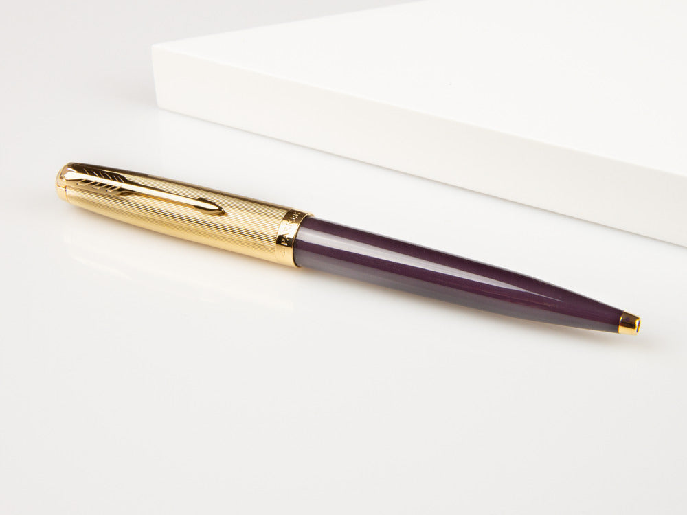 Stylo bille Parker 51, Résine, Plum, 2123518