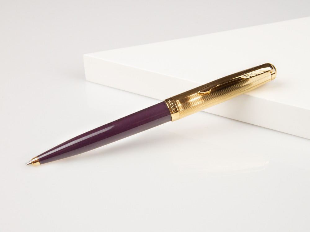 Stylo bille Parker 51, Résine, Plum, 2123518