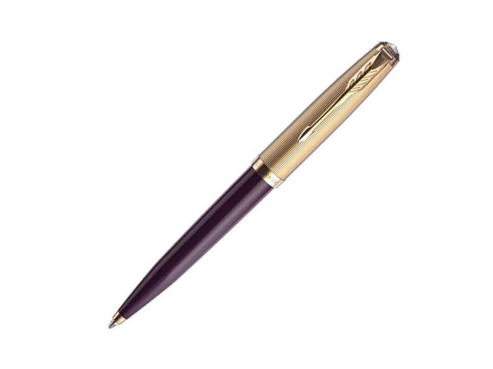 Stylo bille Parker 51, Résine, Plum, 2123518