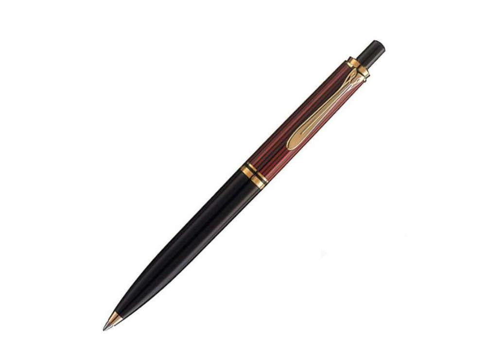 Stylo bille Pelikan K400,Noir et rouge, Attributs or, 925289