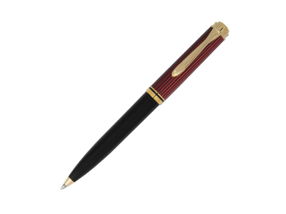 Stylo bille Pelikan K600, Noir et rouge,, Attributs or, 928937