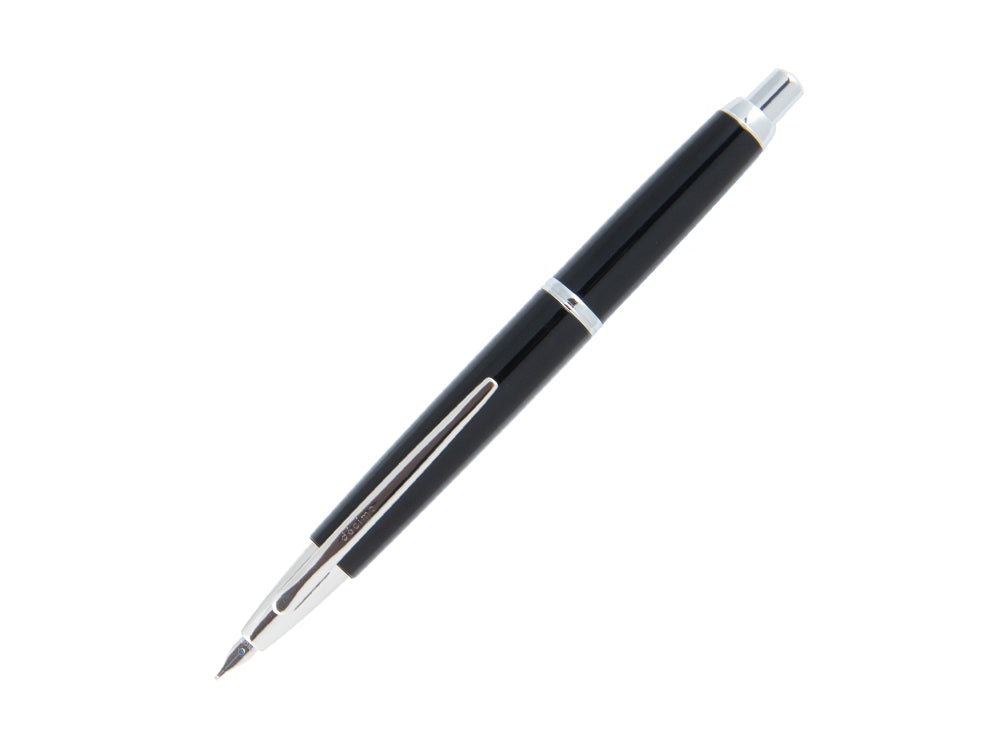 Stylo Plume Pilot Capless Decimo, Laque, Noir, FK-1500D-RH-BLACK