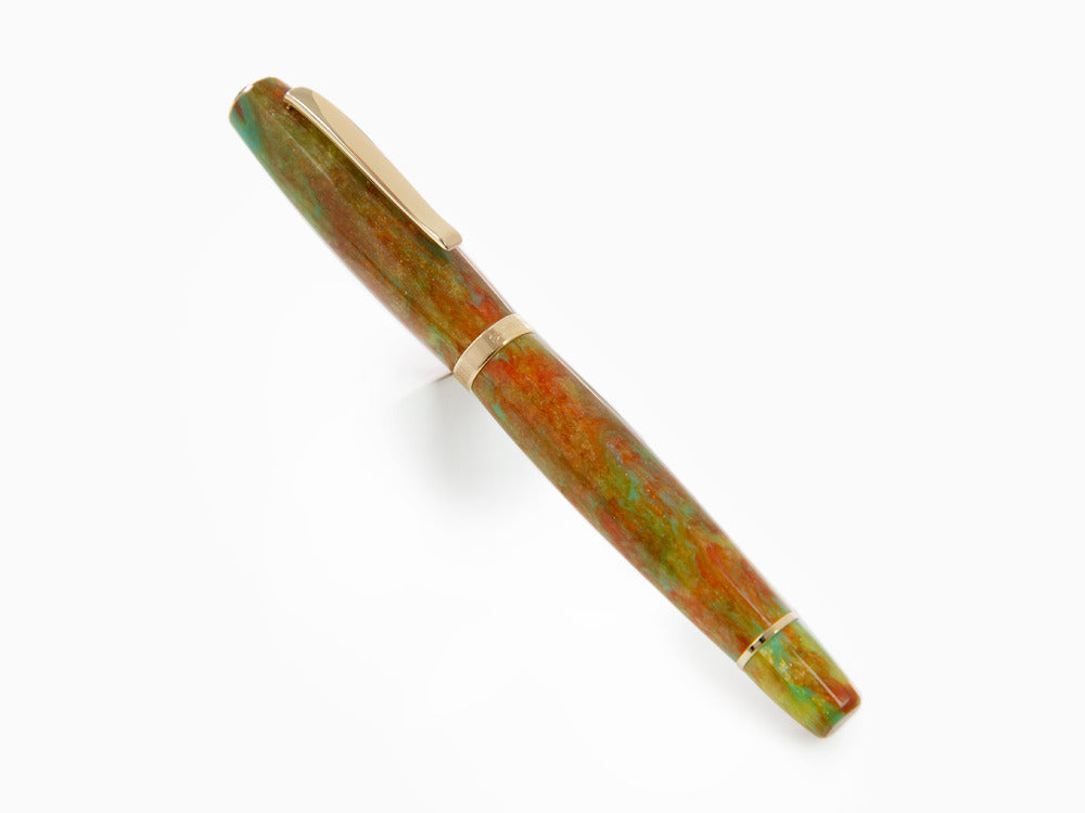 Stylo Plume Scribo La Dotta Valverde, 14K, Ed Limitée, DOTFP10YG1403