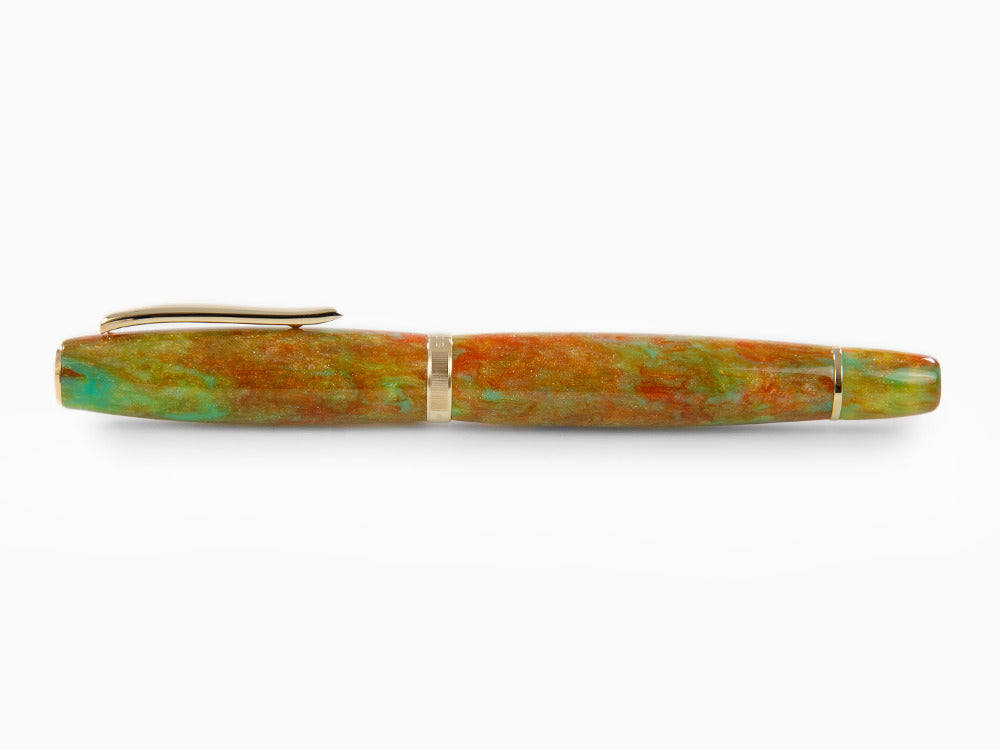 Stylo Plume Scribo La Dotta Valverde, 14K, Ed Limitée, DOTFP10YG1403