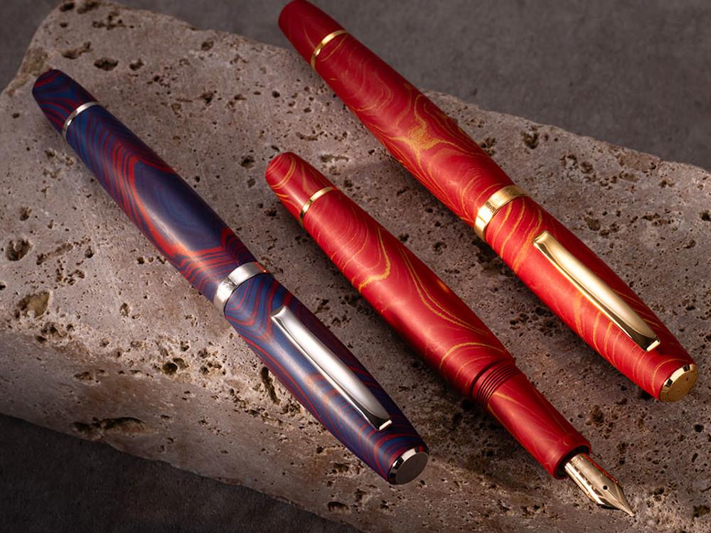 Stylo Scribo La Dotta Liber, Ebonite, Or 14k, DOTFP24YG1403