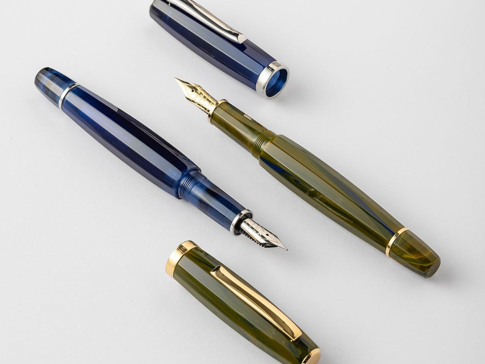 Stylo Plume Scribo Feel Laguna 14K, Edition Limitée, FEEFP45YG1403