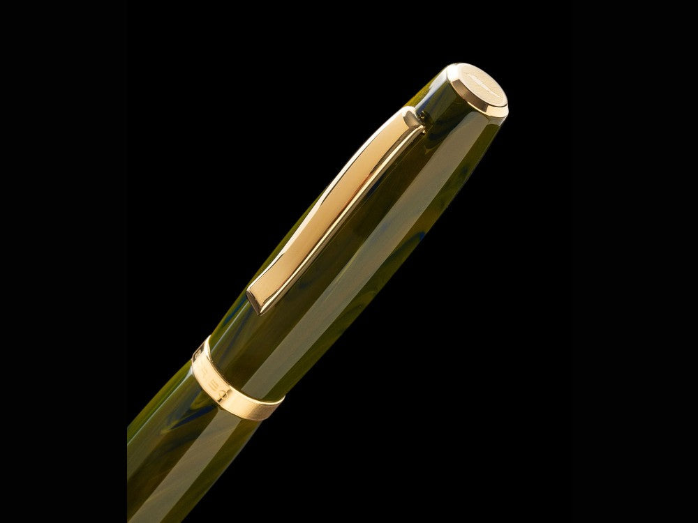 Stylo Plume Scribo Feel Laguna Or 18k, Edition Limitée, FEEFP45YG1803