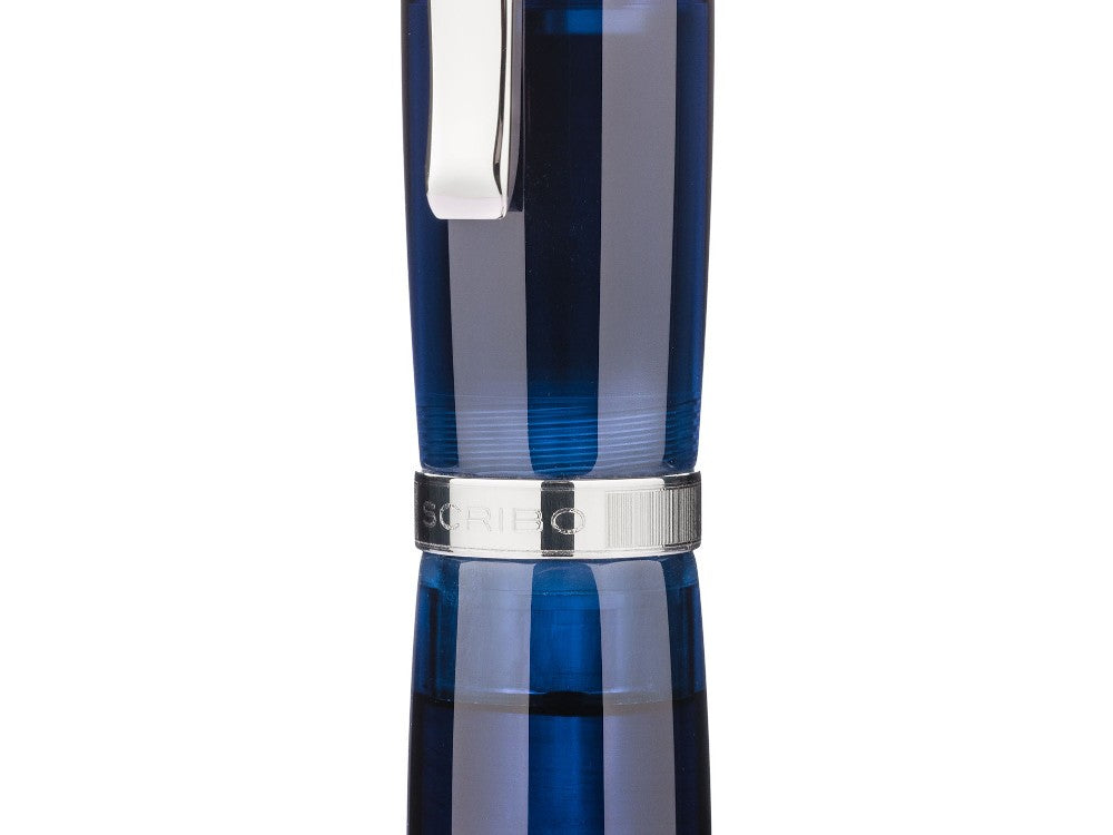 Stylo Plume Scribo Feel Blu Sospeso 14K, Edition Limitée, FEEFP46PL1403