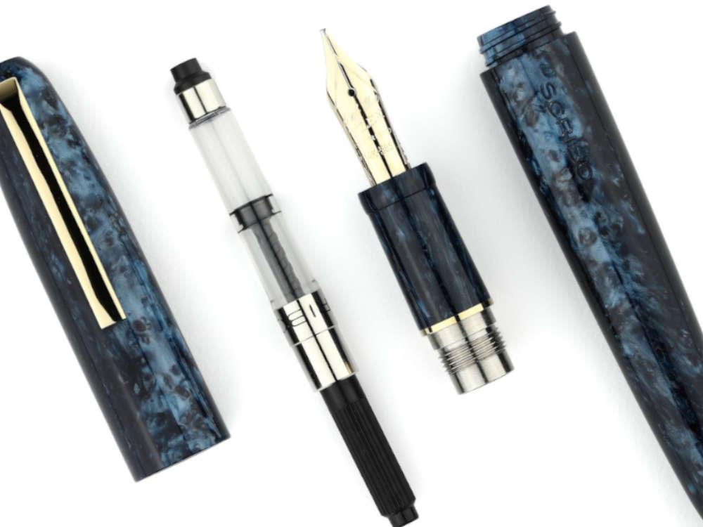 Stylo Plume Scribo Piuma Agata, 18K, Edition Limitée, PIUFP13YG1803